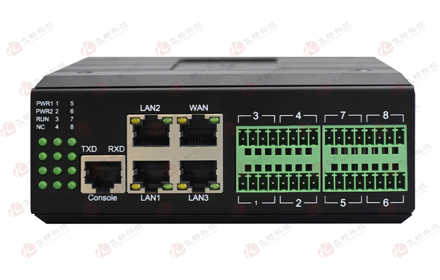 黄桃视频APP在线看黄科技-4千兆(3*LAN+1*WAN) 8路串口服务器   (带WEB与SNMP网管)